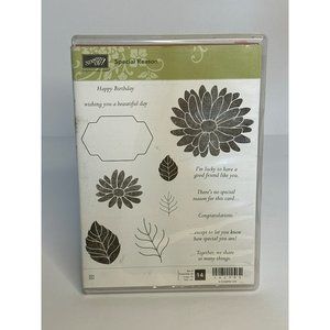 Pre-Used Stampin’ Up! Sale-A-Bration “Special Reason” Set of 13 Cling Stamp Set